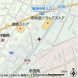 静岡県磐田市岡1008-8周辺の地図