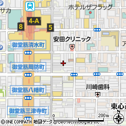 大阪府大阪市中央区心斎橋筋1丁目5周辺の地図