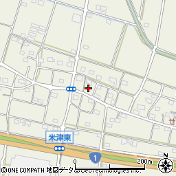 静岡県浜松市中央区米津町734周辺の地図