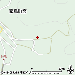 兵庫県姫路市家島町宮616周辺の地図