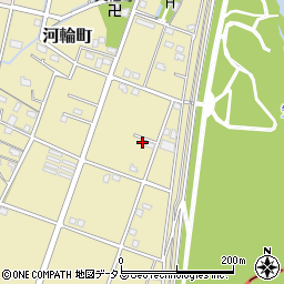 静岡県浜松市中央区河輪町441周辺の地図