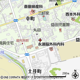 島根県益田市幸町6-41周辺の地図
