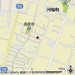 静岡県浜松市中央区河輪町608周辺の地図