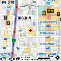シネマート心斎橋周辺の地図