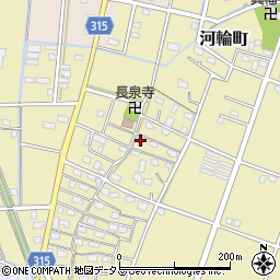 静岡県浜松市中央区河輪町633周辺の地図
