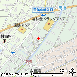 静岡県磐田市岡1008-7周辺の地図