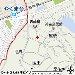 愛知県豊橋市杉山町屋敷48周辺の地図