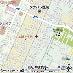三重県津市久居二ノ町1709周辺の地図
