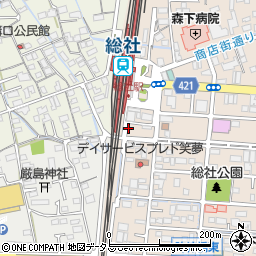 シャンボール周辺の地図