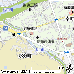 島根県益田市幸町1-5周辺の地図