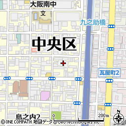 大阪府大阪市中央区島之内1丁目3-25周辺の地図
