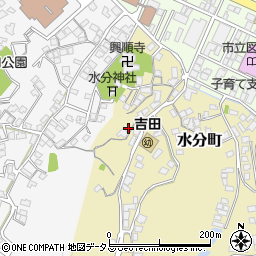 島根県益田市水分町5-12周辺の地図