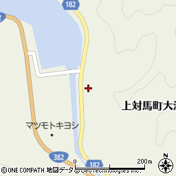 長崎県対馬市上対馬町大浦724周辺の地図