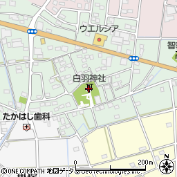 白羽神社周辺の地図