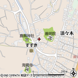 静岡県牧之原市須々木337周辺の地図