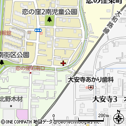 奈良県奈良市恋の窪2丁目17-20周辺の地図