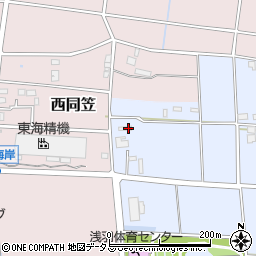 静岡県袋井市東同笠1416周辺の地図