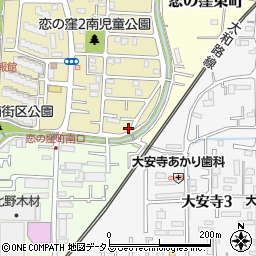 奈良県奈良市恋の窪2丁目17-18周辺の地図
