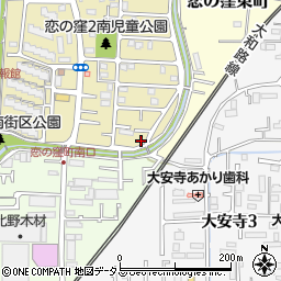 奈良県奈良市恋の窪2丁目17-19周辺の地図
