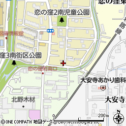 奈良県奈良市恋の窪2丁目20-8周辺の地図