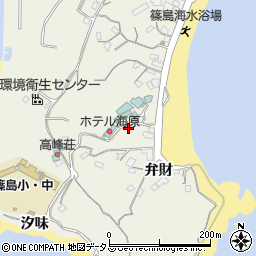 愛知県知多郡南知多町篠島赤石周辺の地図