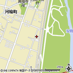 静岡県浜松市中央区河輪町412周辺の地図