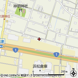 静岡県浜松市中央区米津町1508周辺の地図