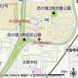 奈良県奈良市恋の窪3丁目8-16周辺の地図