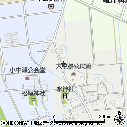 静岡県磐田市大中瀬27周辺の地図
