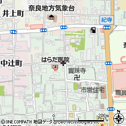 奈良県奈良市西紀寺町6周辺の地図