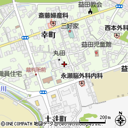 島根県益田市幸町周辺の地図