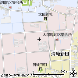 静岡県磐田市太郎馬新田周辺の地図