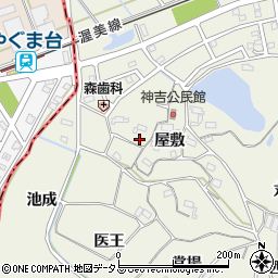 愛知県豊橋市杉山町屋敷40周辺の地図