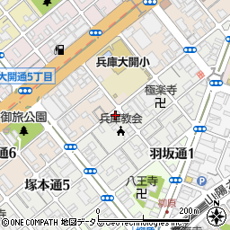 神戸塚本郵便局 ＡＴＭ周辺の地図