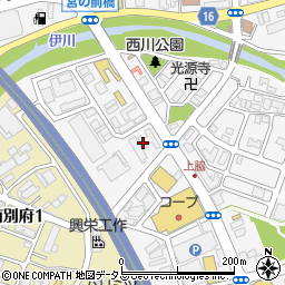 川崎石油株式会社　西神池上給油所周辺の地図