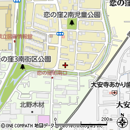 奈良県奈良市恋の窪2丁目20周辺の地図