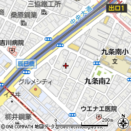 山伊建設大阪支店周辺の地図