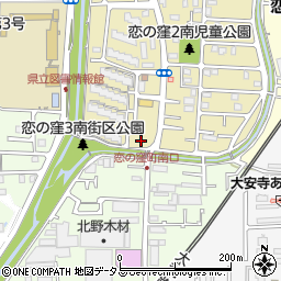 奈良県奈良市恋の窪3丁目8-15周辺の地図