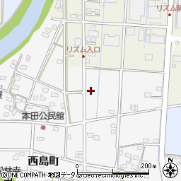 静岡県浜松市中央区西島町1968周辺の地図