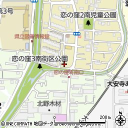 奈良県奈良市恋の窪3丁目8-19周辺の地図