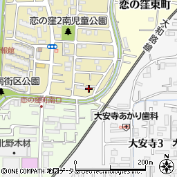 奈良県奈良市恋の窪2丁目17-17周辺の地図