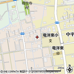 静岡県磐田市西平松212周辺の地図