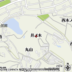 愛知県豊橋市杉山町井ノ木周辺の地図