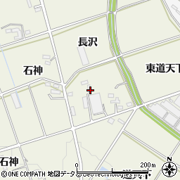 愛知県豊橋市高塚町長沢周辺の地図