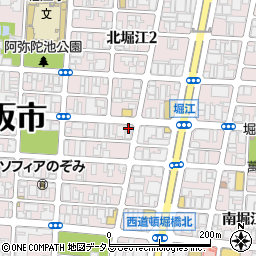 ＣｏＤｅｌｉ南堀江２丁目店周辺の地図