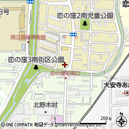 奈良県奈良市恋の窪3丁目8-14周辺の地図