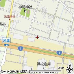 静岡県浜松市中央区米津町1509周辺の地図