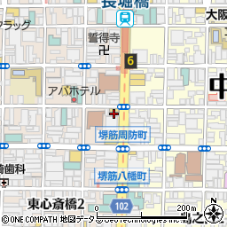 ルミエール東心斎橋周辺の地図