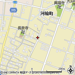 静岡県浜松市中央区河輪町606周辺の地図