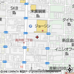 大阪府東大阪市高井田本通4丁目1周辺の地図